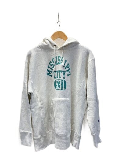 商品画像：REVERSE WEAVE/染み込みプリント/単色タグ/復刻パーカー/XL/コットン/GRY 1