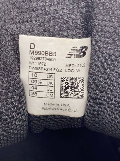 商品画像：M990/ブラック/28cm/BLK 5