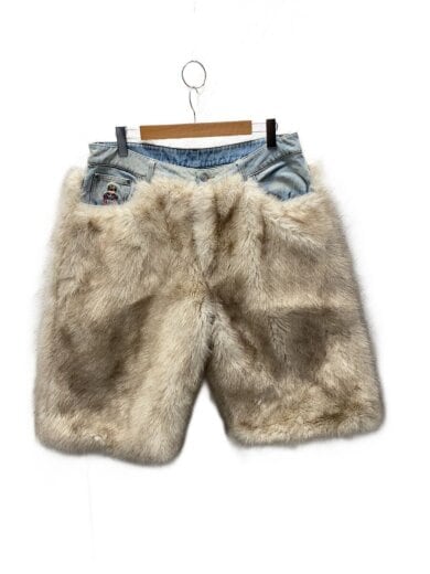 商品画像：Fur Shorts/L/ポリエステル/BEG// 1