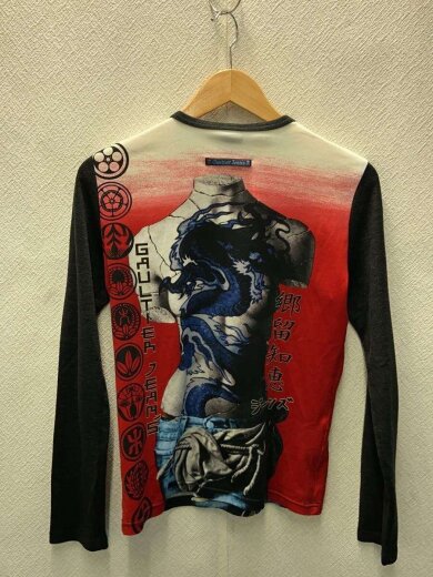 商品画像：郷留知恵ジーンズ/ドラゴン/タトゥー/セカンドスキン/長袖Tシャツ/48/アクリル/マルチカラー// 2