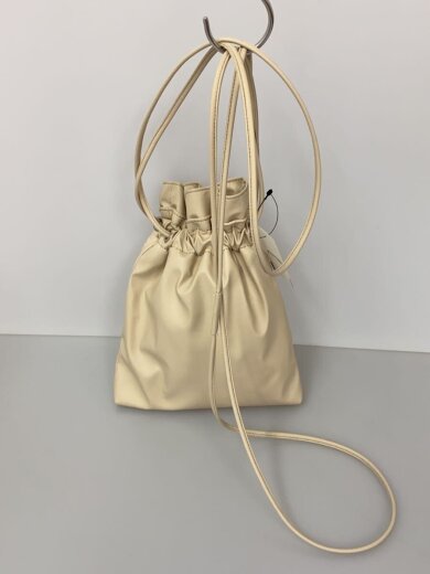 商品画像：ショルダーバッグ/フェイクレザー/ベージュ/無地 3