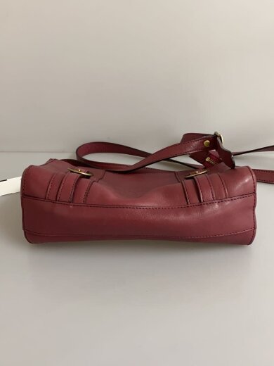 商品画像：ショルダーバッグ/レザー/レッド/無地 4