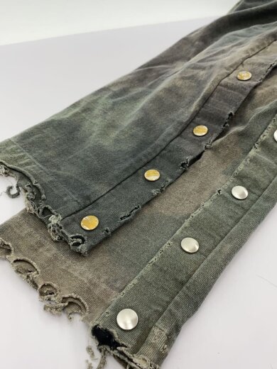 商品画像：ボトム/L/コットン/KHK/カモフラ/ダメージ加工 5