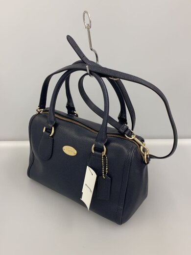 商品画像：ショルダーバッグ/レザー/NVY/無地/F33329 2