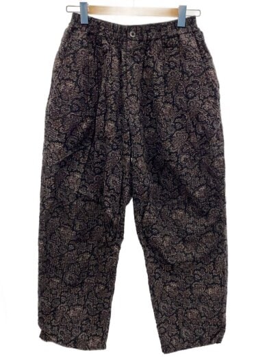 商品画像：ボトム/M/コットン/BLK/ペーズリー/PAISLEY BAGGY SLACKS 1