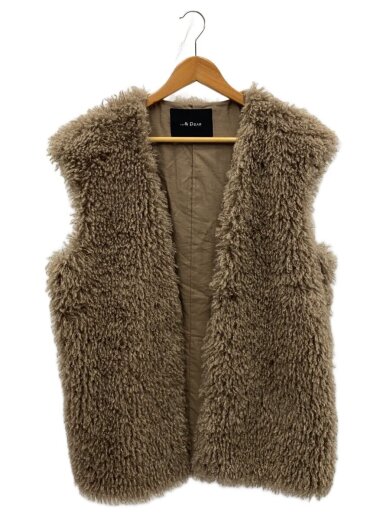 商品画像：...＆DEAR/ベスト/38/ポリエステル/BRW/無地/R-1375 1