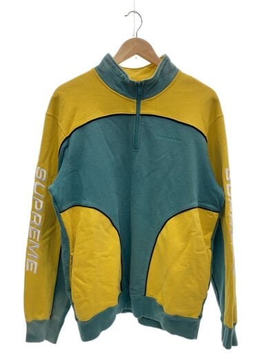 商品画像：パーカー/M/コットン/GRN/総柄/SPEEDWAY HALF ZIP SWEATSHIRT/変色有// 1