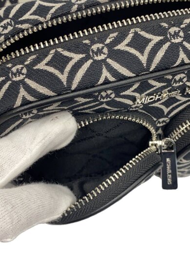 商品画像：ショルダーバッグ/キャンバス/BLK/35F4STTC6J/ロゴジャガードクロスボディ 7