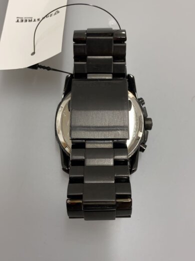 商品画像：クォーツ腕時計/アナログ/ステンレス/BLK/BLK/SS/DZ-4180 5
