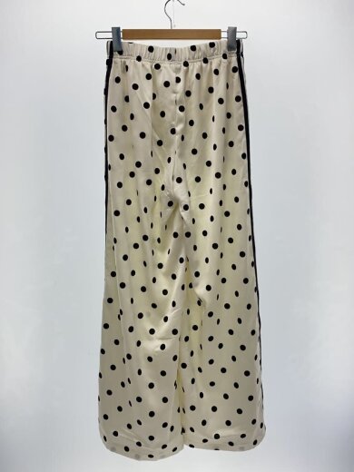 商品画像：W SATIN POLKA DOTS WIDE LEG PANT/M/ポリエステル/CRM/ドット/KV1168 2