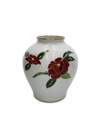 商品画像：壷・花瓶/WHT/椿// 1
