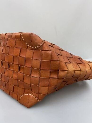 商品画像：ハンドバッグ/レザー/キャメル/無地// 6