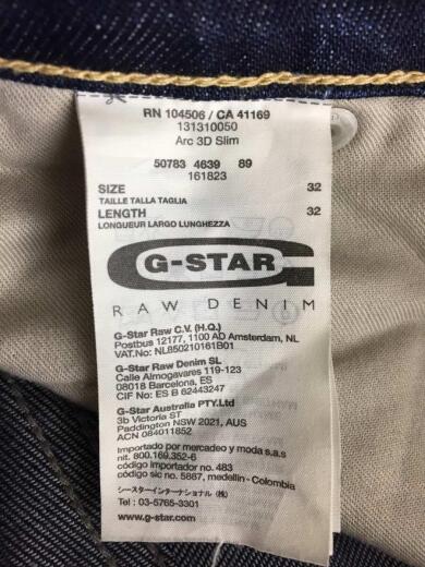 画像：G-STAR RAWG-STAR RAW/Longueur Largo Lunghezzaボトム/32/デニム/IDG4