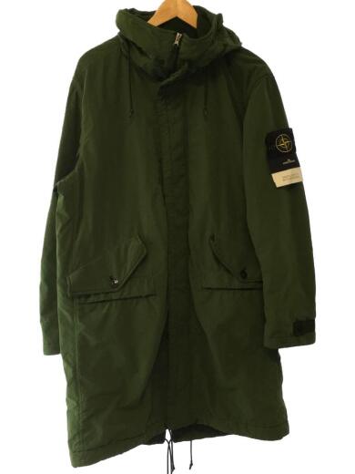 画像：STONE ISLANDモッズコート/M/ポリエステル/GRN/フィッシュテール/パーカーコート/7715702311