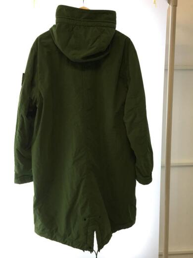 画像：STONE ISLANDモッズコート/M/ポリエステル/GRN/フィッシュテール/パーカーコート/7715702312