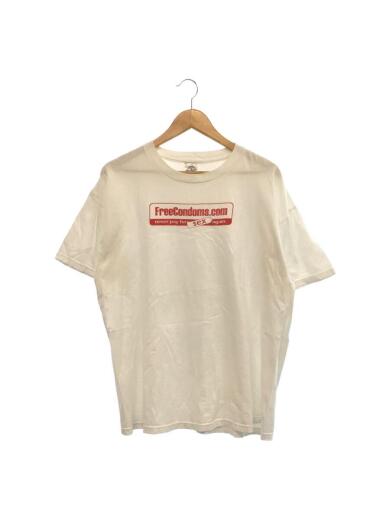 画像：その他ブランドエロTee/コンドーム/Tシャツ/XL/コットン/ホワイト1