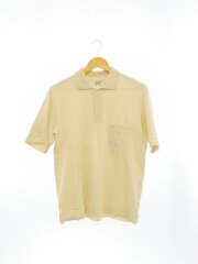 コットンニットポロシャツ/M/コットン/BEG