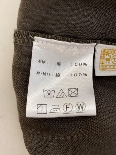 商品画像：Tシャツ/--/リネン/KHK 4