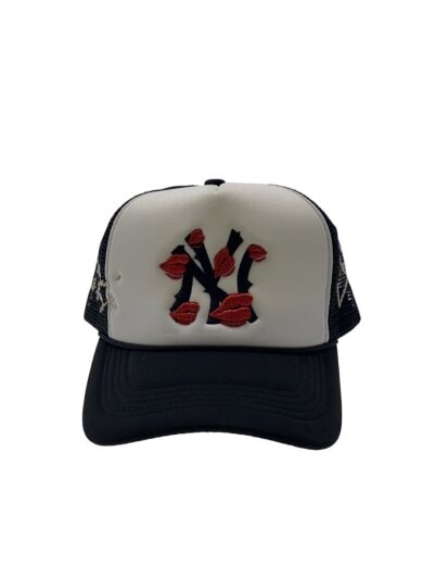 NY Is Kissing Me Trucker Hat/メッシュキャップ/FREE/BLK/メンズ