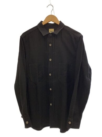 商品画像：デニムコールマイナーシャツ/長袖シャツ/3/コットン/BLK/F3484 1