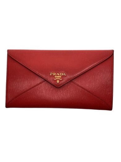 商品画像：ドキュメントケース/長財布/レザー/レッド/角スレ有 1