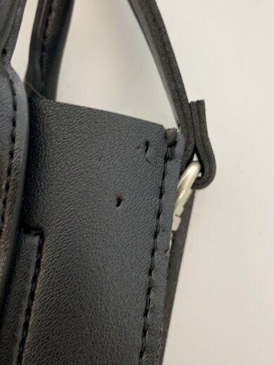 商品画像：ショルダーバッグ/フェイクレザー/BLK/無地 7