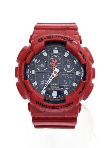 商品画像：腕時計/デジアナ/--/BLK/RED 1