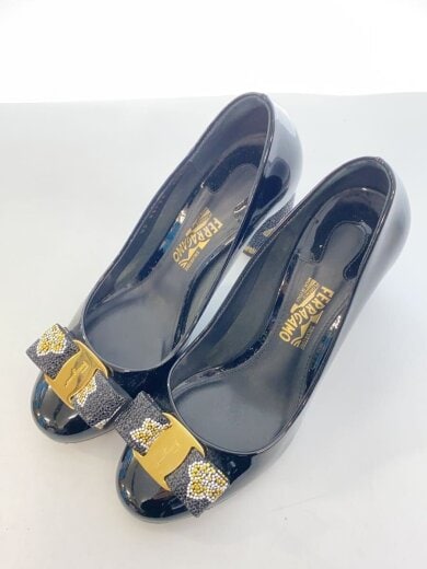 商品画像：パンプス/US6.5/BLK/エナメル 2