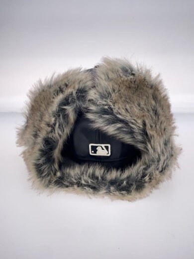 商品画像：LA/レザー/ドッグイヤーキャップ/7 1/4/ブラック 3