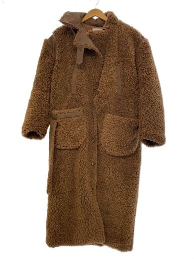 商品画像：コート/FREE/ポリエステル/BRW/無地/VD224JK1002 1