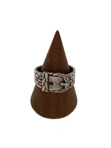 商品画像：リング/ベルトモチーフ/SV925/17号/SLV/メンズ 1