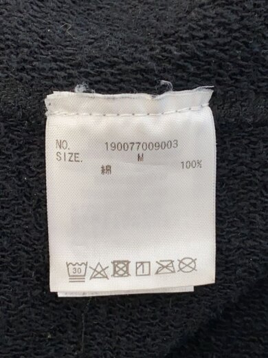 商品画像：パーカー/M/コットン/BLK/無地/190077009003 4