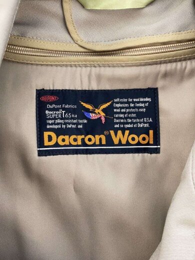 商品画像：DACRON WOOL/ステンカラーコート/--/ウール/BEG/無地 3