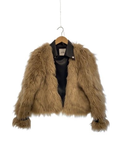 商品画像：レザージャケット・ブルゾン/FREE/フェイクレザー/BLK/072350130001-01 1