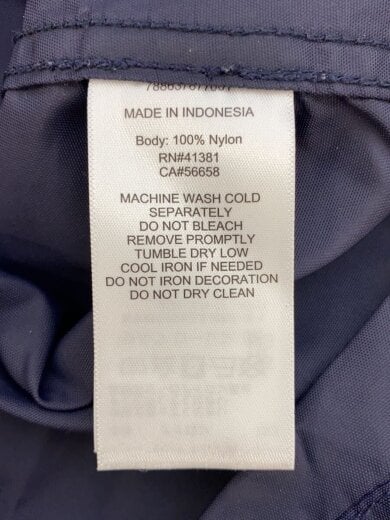 商品画像：ナイロンジャケット/M/ナイロン/NVY/無地 4