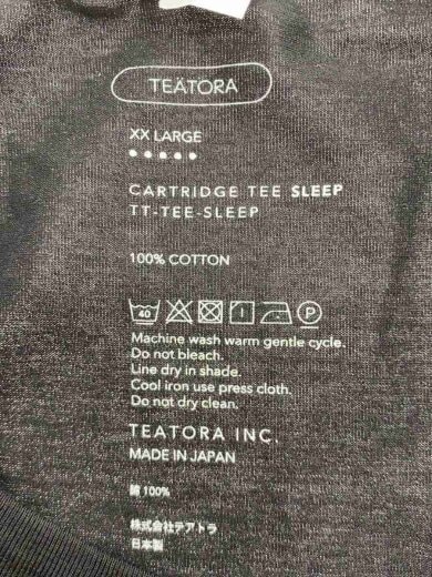 商品画像：Tシャツ/XXL/コットン/BLK/無地 3