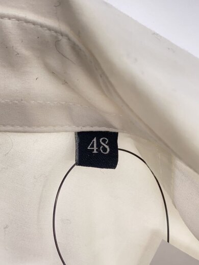 商品画像：7分袖シャツ/48/コットン/WHT/無地 4