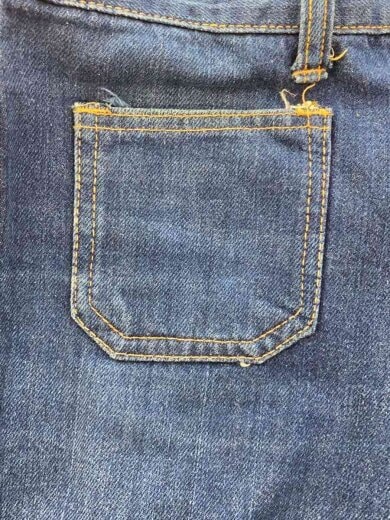 商品画像：Vintage/70s～/BLUE KING/デニムセーラー/ブーツカットパンツ/インディゴ 6