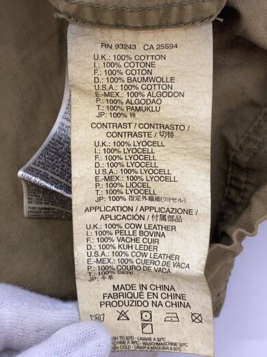 商品画像：ジャケット/--/コットン/KHK 4