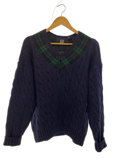 商品画像：OLD GAP/チルデンニット/ニット・セーター(厚手)/S/コットン/NVY 1