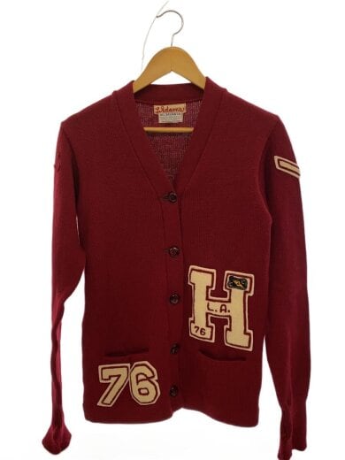 商品画像：カーディガン(厚手)/--/ウール/RED 1