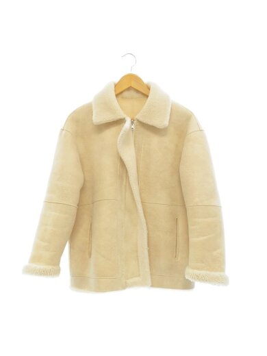 商品画像：22AW/ボア×フェイクムートンリバーシブルブルゾン/ジャケット/S/IVO 1