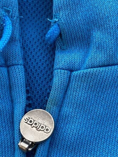 商品画像：CLUB ADIDAS/デサント製/ジップパーカー/--/ポリエステル/BLU 7