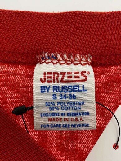 商品画像：80s/USA製/Tシャツ/S/コットン/RED 3