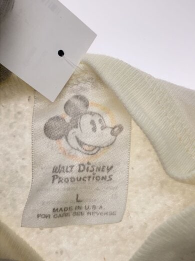 商品画像：USA製/ミッキーマウス/スウェット/L/アクリル/WHT 3