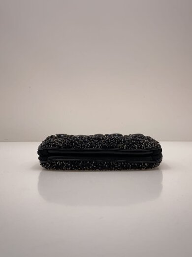 商品画像：ビジュー ミニ ハンドバッグ/レザー/BLK// 4