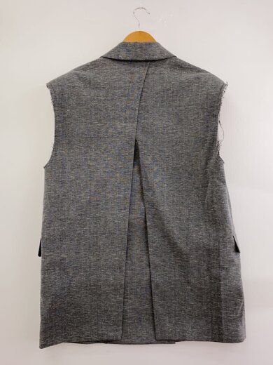 商品画像：Back Slit Cut o ff Over Gilet ベスト/FREE/GRY/21221115104 2