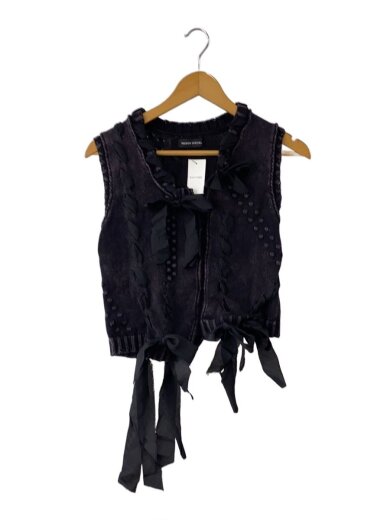 商品画像：Ribbon Stitch Knit Vest/ニットベスト/FREE/コットン/GRY/212523658// 1