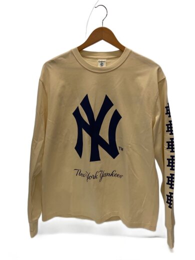 商品画像：NY YANKEES/長袖Tシャツ/S/コットン/IVO// 1