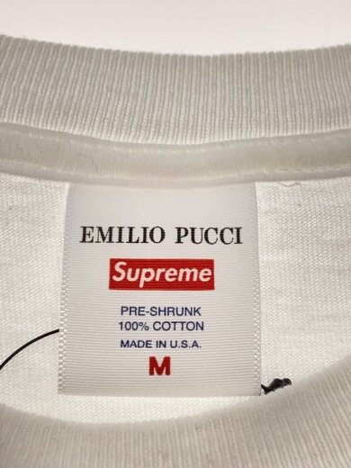 商品画像：Emilio Pucci Box Logo Tee/M/コットン/WHT 3